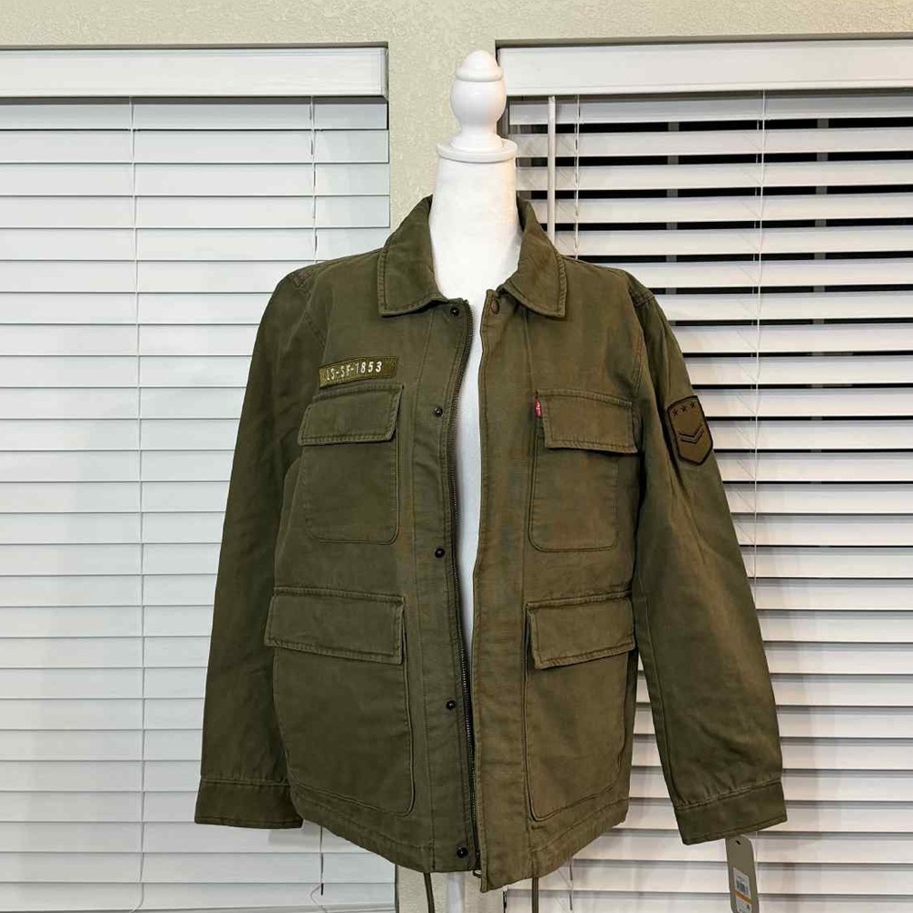 Levi’s Cotton Canvas 4-Pocket Field Jacket with Patches